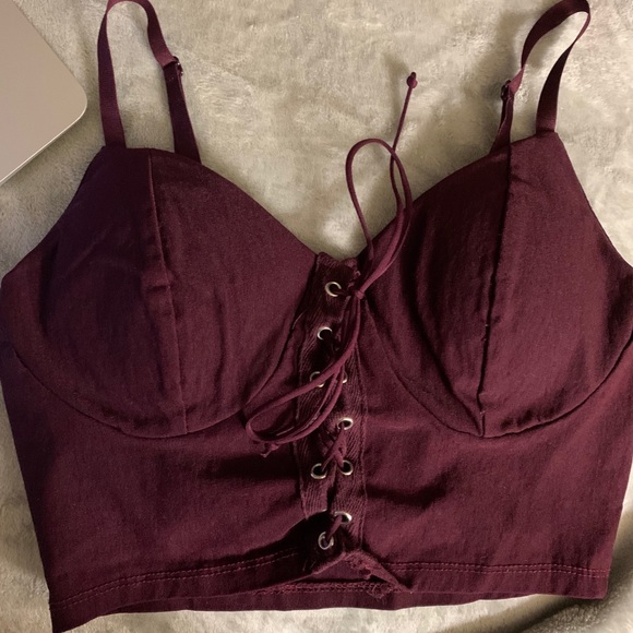 3 for $20 Purple crop top 💜 - Picture 3 of 5